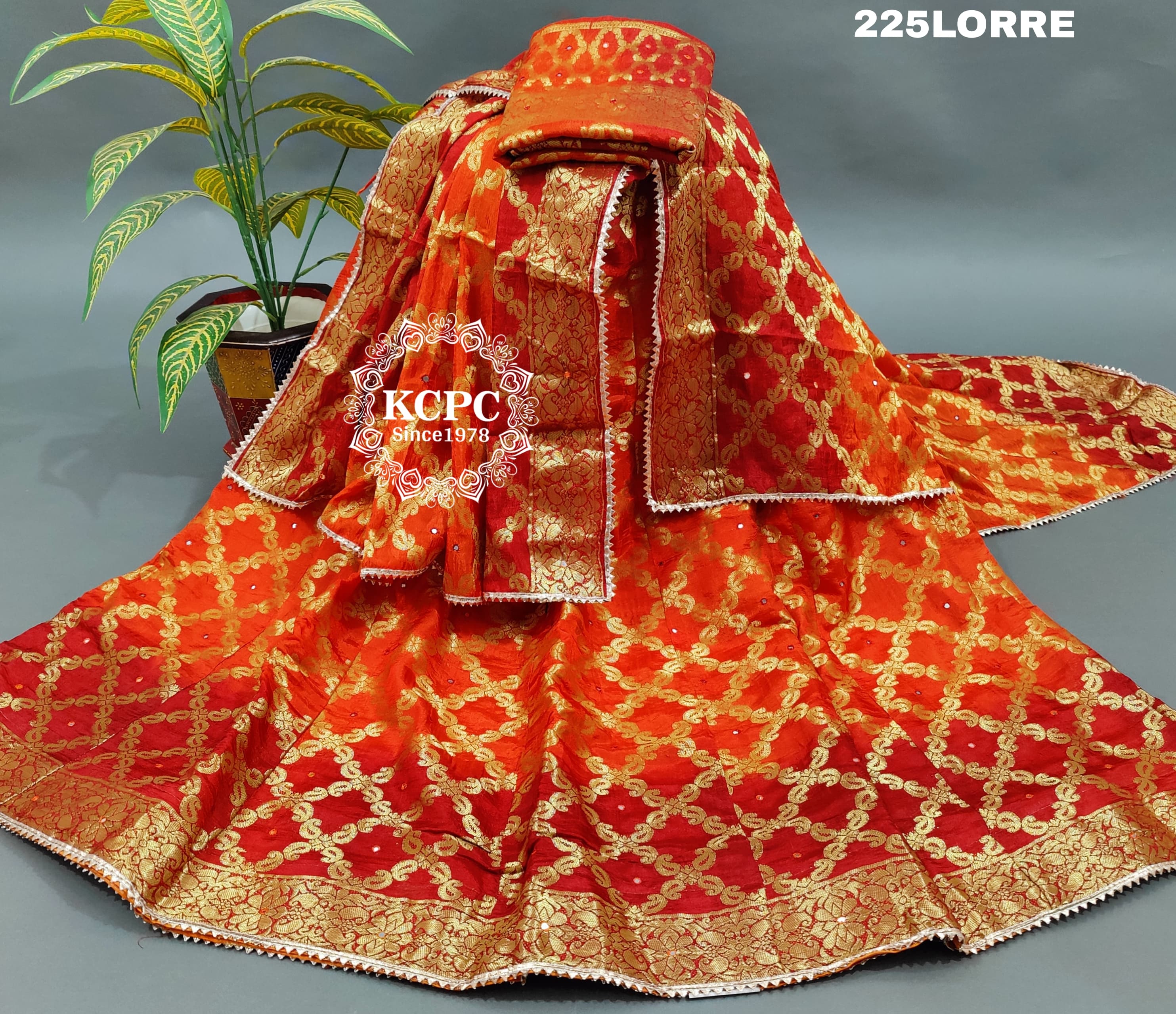 By Rajasthani Lehenga With Traditional wear