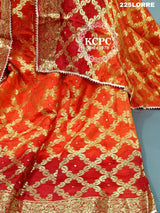 By Rajasthani Lehenga With Traditional wear