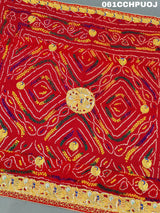 KcPc New Designer Belbuti Rajsthani Chunri Odhna (Pure Ojariya Fabric)