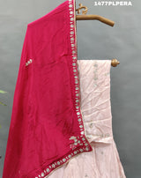 KcPc New H O Silk Katdana white Beads Work Lehenga MAD