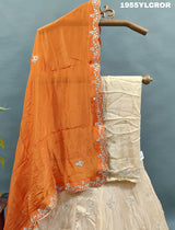  Silk Cutdana Gotapatti Cutwork Lehenga 