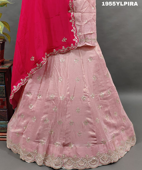 KcPc New Lounch Pure H O Silk Katdana Gotapatti cutwork Lehenga Set MAD