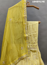 Pastel Banarasi silk Lehanga