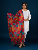 KcPc Beautiful Bandhej Chinon Multicolour DupattaRAY
