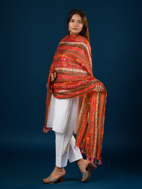 KcPc New Chinon Printed Dupatta