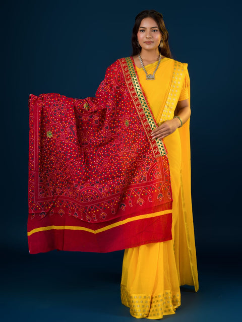 KcPc Pure Cotton Marwadi Fancy Chunri