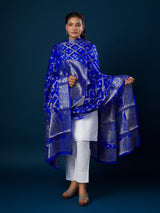 KcPc Banarasi Bandhej Gharchola Kerry Chand Dupatta