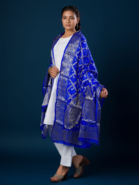 KcPc Banarasi Bandhej Gharchola Kerry Chand Dupatta