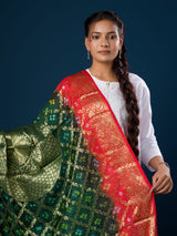 KcPc New Banarasi Bandhej Gharchola Kerry Chand Dupatta