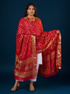 KcPc New Georgette Bandhani Zari Print Dupatta