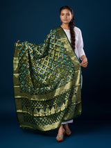 KcPc Special Silk Bandhani Dupatta with Handmade WorkSA