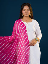KcPc Originals Handmade Chiffon Leheriya DupattasRani