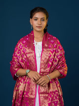 KcPc Special Silk Bandhani Dupatta with Handmade WorkSA