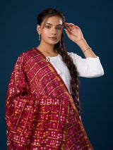 KcPc New Beautiful Bandhani Gharchola Dupatta