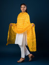 KcPc Ghatchola Bandhej silk Dupattas Yellow