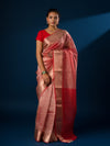 KcPc Latest Pure Tissue Silk Banarasi Handloom Zari Border saree INA