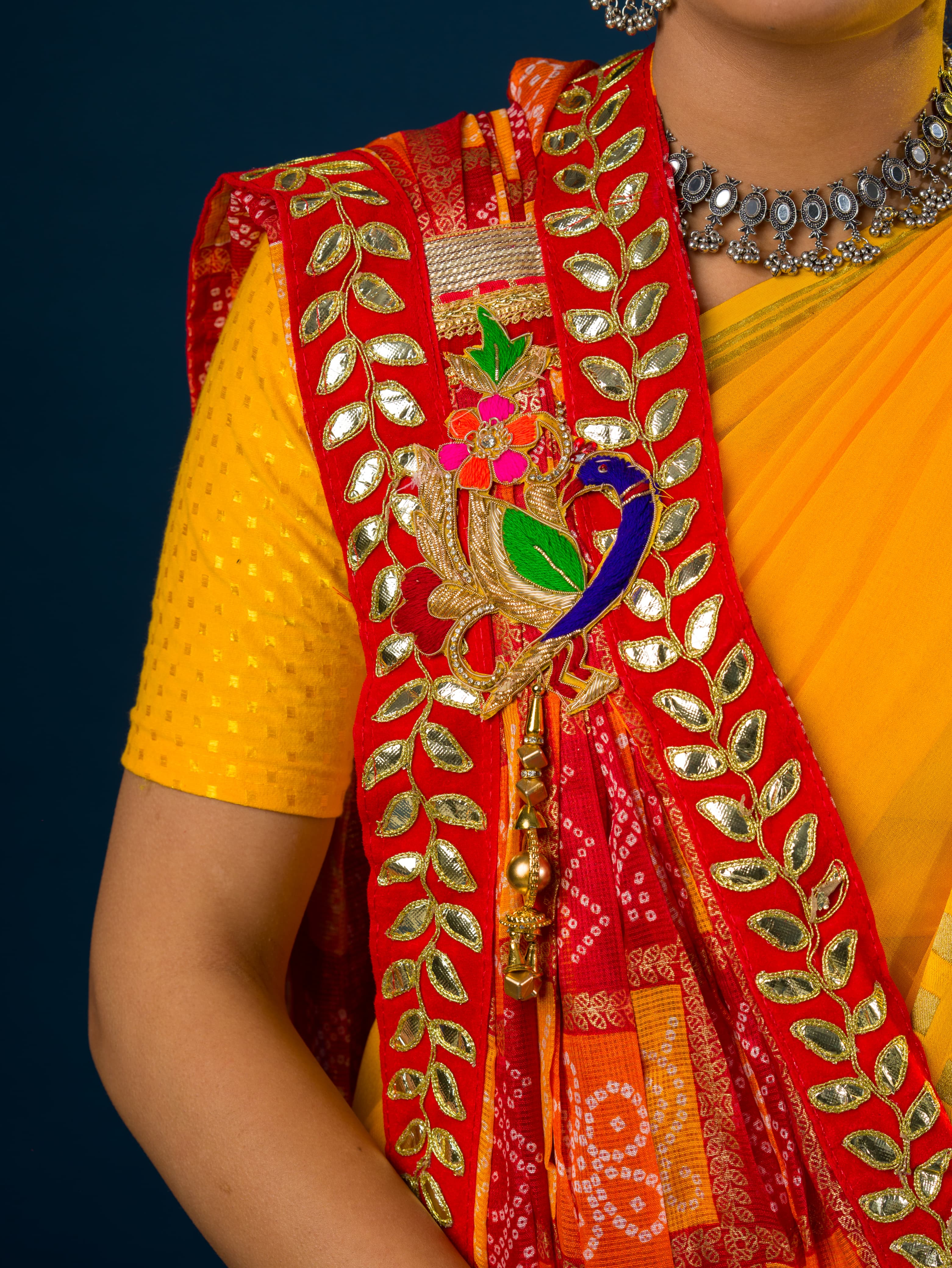 KcPc Rajasthani Marwadi Bandhani chunri Pila Broach RSC