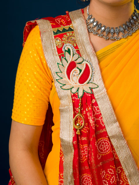 KcPc Rajasthani Bandhani kota Doriya Marwadi chunri Pila Broach Stole RSC