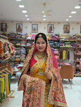 KcPc Premium Kalamkari Pure Khaddi Georgette Silk DupattaASF