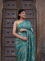 KcPc New Festive Ready Dola Silk Saree Featuring Banarasi Style White Cutdana Detailing PDM