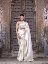 KcPc New Designer Cosmos Tissue Saree with Elegant Gotapatti WorkAMT