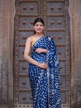 KcPc New Festive Wear Modal Silk Bandhani Saree with Cutdana EmbellishmentDWA