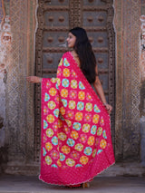 Buy New PrintedSaree with Mirror Highlights KcPc