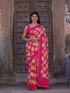 Buy New PrintedSaree with Mirror Highlights KcPc