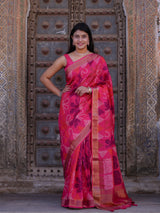 KcPc New Traditional Banarasi Munga Silk Saree with Elegant Zari BorderNITY