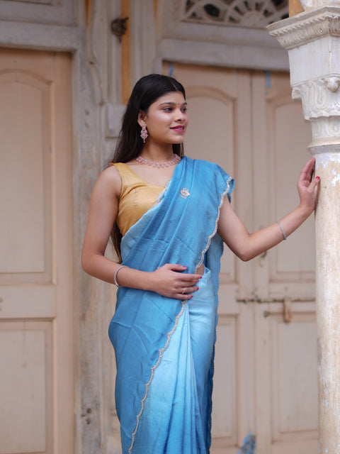 KcPc New Festive Munga Silk Saree Adorned with Cutdana Embellishments AMT