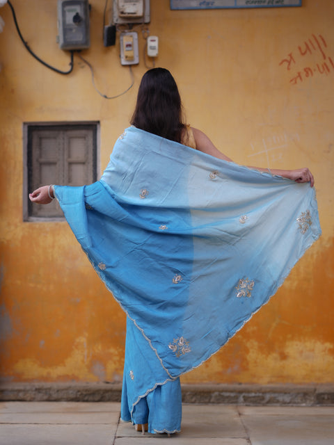 KcPc New Festive Munga Silk Saree Adorned with Cutdana Embellishments AMT