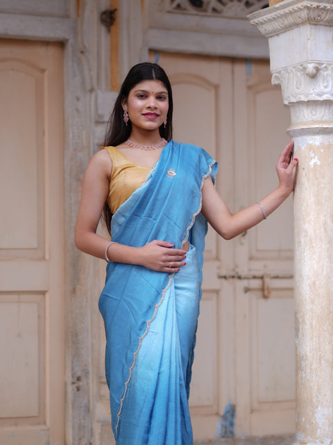 KcPc New Festive Munga Silk Saree Adorned with Cutdana Embellishments AMT