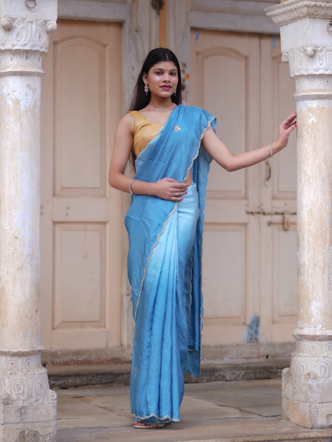 KcPc New Festive Munga Silk Saree Adorned with Cutdana Embellishments AMT