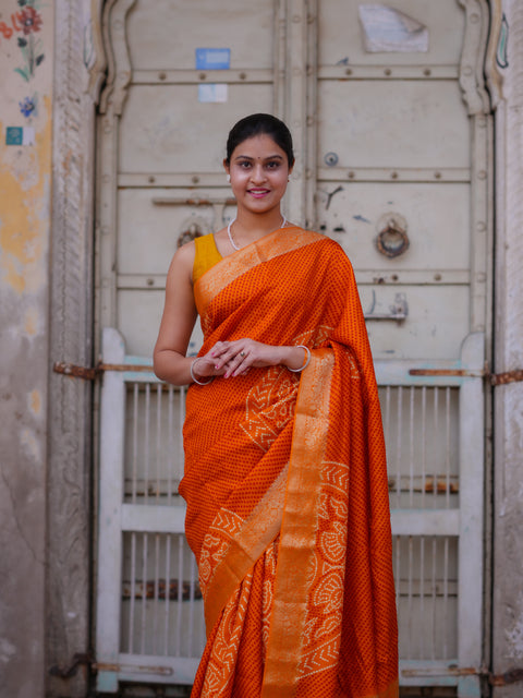 KcPc New Luxury Munga Silk Kalamkari Saree for Festivals & Special Occasions   NITY