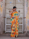KcPc New Premium Chiffon Saree with Handcrafted Gotapatti Embellishment MHS