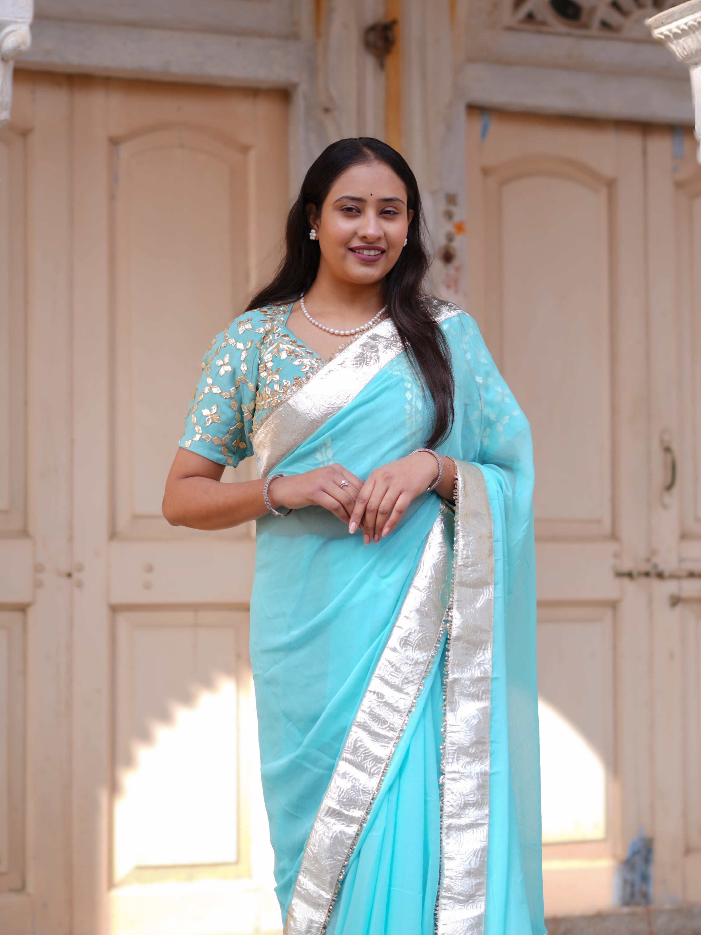 Buy New Premium Designer Sarees Collection With Traditional Wear KcPc 