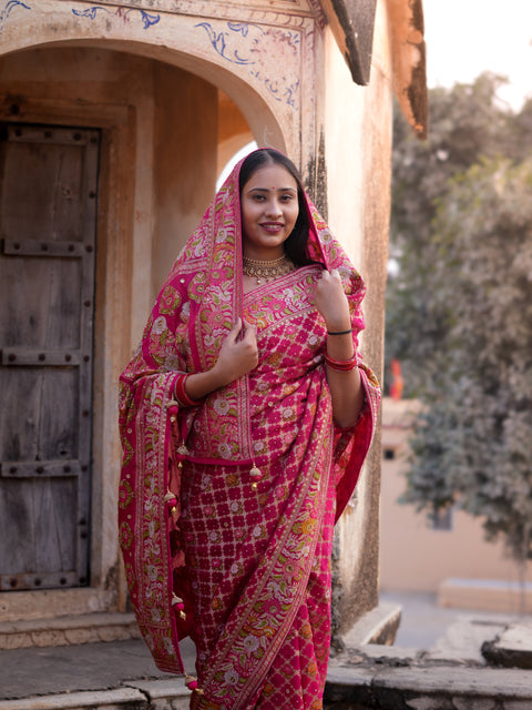 Buy New Minakari weaving Cut dana  Work saree KcPc