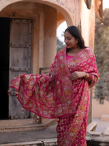 Buy New Minakari weaving Cut danaWork saree KcPc