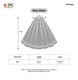 KcPc Orignal Hand Bandhej Tapeta Silk LehengaKML