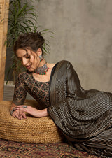 KcPc New Silk Ajrak Print Party Wear Saree APL