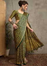 Ajrak Print style for festival wear