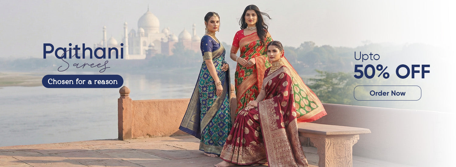 Buy Paithani Saree Online Upto 50% Off | KCPC