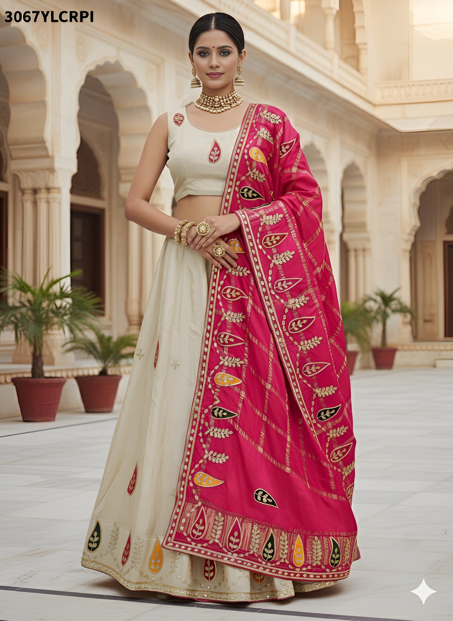KcPc New Classic Designer Tissue Silk Lehenga with Handwork FinishRTK