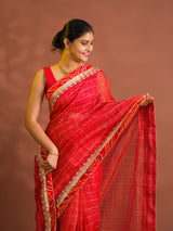By Banarasi Saree WithFestive Wear