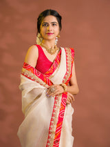 By Banarasi Saree WithFestive Wear