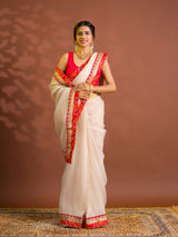 By Banarasi Saree WithFestive Wear
