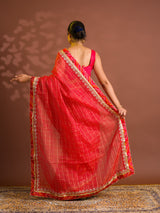 By Banarasi Saree WithFestive Wear