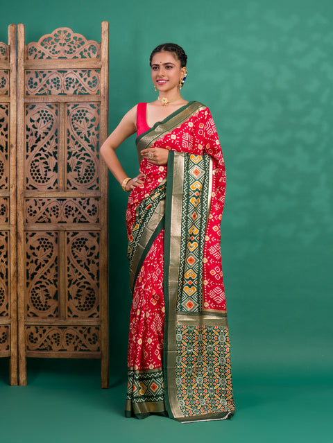 KcPc New Pashmina Cotton Silk Printed Saree