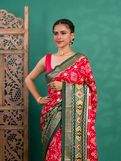 KcPc New Pashmina Cotton Silk Printed Saree