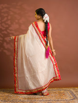 By Banarasi Saree WithFestive Wear